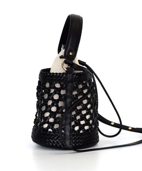 3WAY】メッシュ＆キャンバス バケツBAG（ハンドバッグ）｜DRESSTERIOR