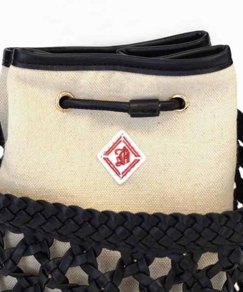 DRESSTERIOR(ドレステリア)の「【otonaMUSE5月号掲載/3WAY】メッシュ&キャンバス バケツBAG(ハンドバッグ・レディース・ブラック・00)」の7枚目の写真