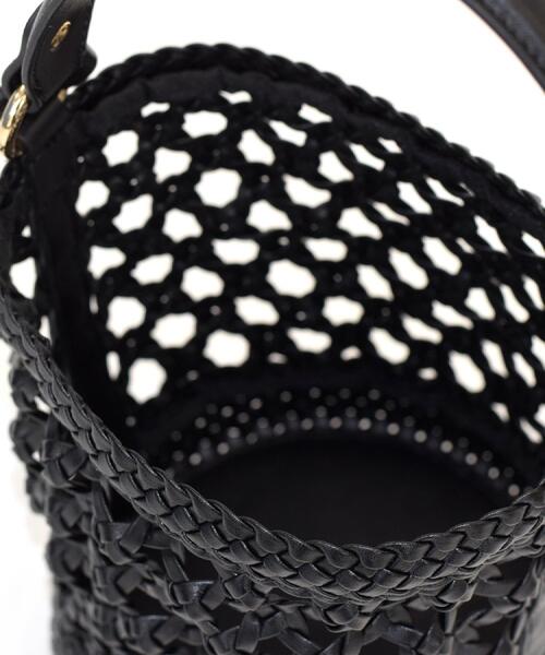 DRESSTERIOR(ドレステリア)の「【otonaMUSE5月号掲載/3WAY】メッシュ&キャンバス バケツBAG(ハンドバッグ・レディース・ブラック・00)」の10枚目の写真