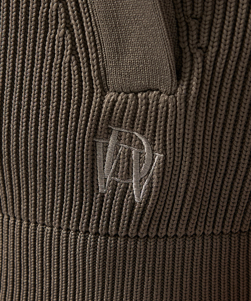 DESIGNWORKS（デザインワークス）の「【セットアップ対応】ミラノリブ ドライバーズベスト（ベスト・メンズ・ブラウン/グレー・46/48/50）」の14枚目の写真