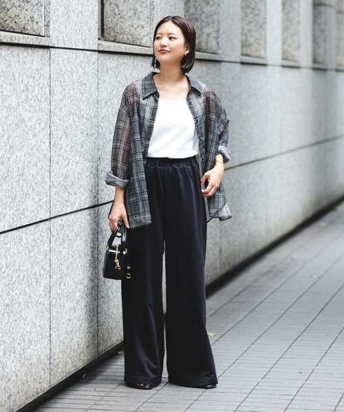 セール】シアーチェックオーバーシャツ（シャツ/ブラウス）｜URBAN