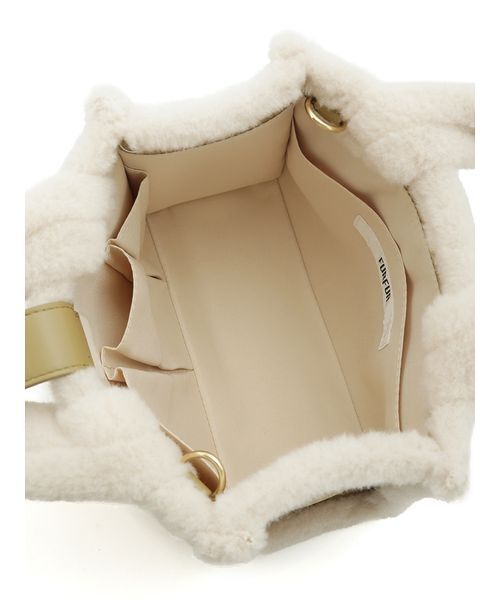 完売色♥️未開封✨ FURFUR ムートンロゴトートバッグ WEB・一部店舗
