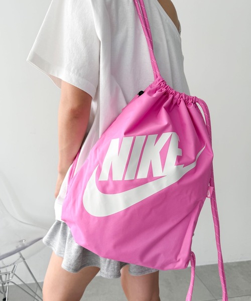 NIKE ナイキ　ピンク ナップサック　ジムバック　リュック NIKE - 新品 NIKE ジムサック ナップサック ピンク ジム 部活