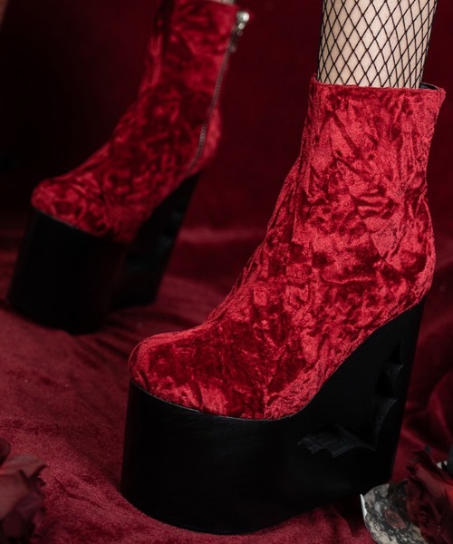 デザインヒール 厚底ショートブーツ Charla Tedrick│Jeffrey Campbell