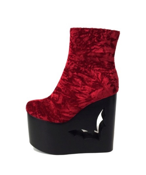 デザインヒール 厚底ショートブーツ Charla Tedrick│Jeffrey Campbell