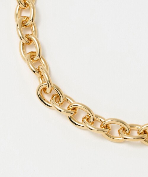 UNITED ARROWS(ユナイテッドアローズ)の「THICK チェーン ネックレス(ネックレス・レディース・シルバー/ゴールド・FREE)」の6枚目の写真