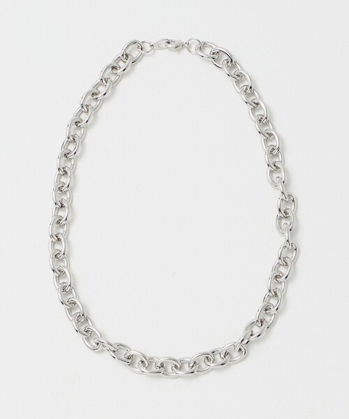 UNITED ARROWS(ユナイテッドアローズ)の「THICK チェーン ネックレス(ネックレス・レディース・シルバー/ゴールド・FREE)」の9枚目の写真