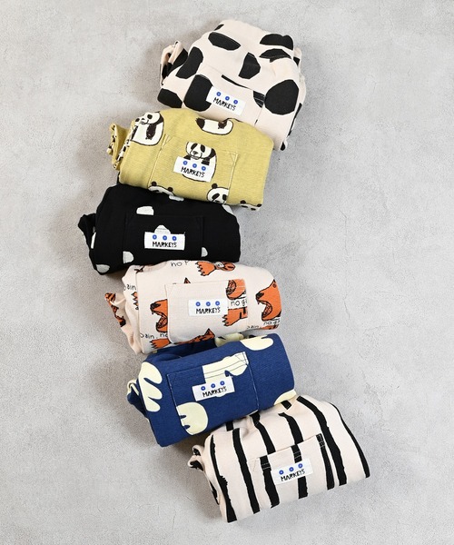 MARKEY'S（マーキーズ）の「ソウガラサルエルロングパンツ（スウェットパンツ・キッズ・ネイビー/ストライプ/ベージュ系その他/ホワイト系その他/オレンジ系その他/ブラック系その他・80/90/95/100/110/120/130）」の7枚目の写真