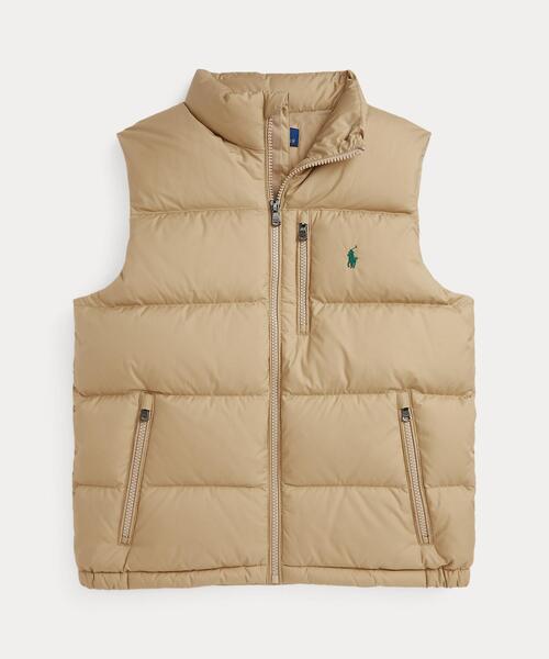 POLO RALPH LAUREN CHILDRENSWEAR(ポロ ラルフ ローレン チルドレンズウェア)の「キルテッド ダウン ベスト(ダウンベスト・キッズ・ブラウン系3・L/XL/S/M)」の9枚目の写真