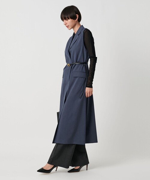 UNITED ARROWS(ユナイテッドアローズ)の「REOPEL ワンピース ‐ウォッシャブル‐(ワンピース・レディース・ベージュ/ネイビー・FREE)」の7枚目の写真