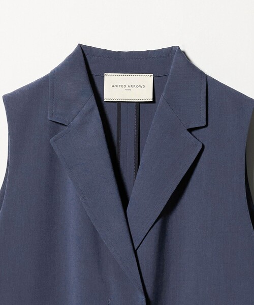 UNITED ARROWS(ユナイテッドアローズ)の「REOPEL ワンピース ‐ウォッシャブル‐(ワンピース・レディース・ベージュ/ネイビー・FREE)」の15枚目の写真