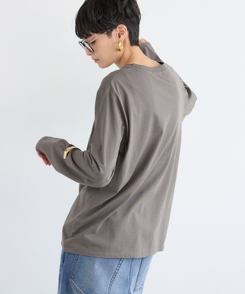 BARNYARDSTORM（バンヤードストーム）の「BARNYARDSTORM / CITY SCAPEフォトロンT / 吸水速乾【WEB限定カラー】（Tシャツ/カットソー・レディース・ベージュ/ホワイト/チャコール・FREE）」の18枚目の写真