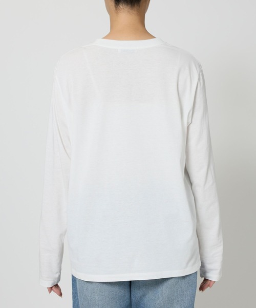 BARNYARDSTORM（バンヤードストーム）の「BARNYARDSTORM / CITY SCAPEフォトロンT / 吸水速乾【WEB限定カラー】（Tシャツ/カットソー・レディース・ベージュ/ホワイト/チャコール・FREE）」の12枚目の写真