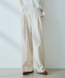 CROSS FUNCTION（クロスファンクション）の「《UV/吸水速乾》エブ楽 タックワイドパンツ【CROSS FUNCTION/クロスファンクション】（チノパンツ）」