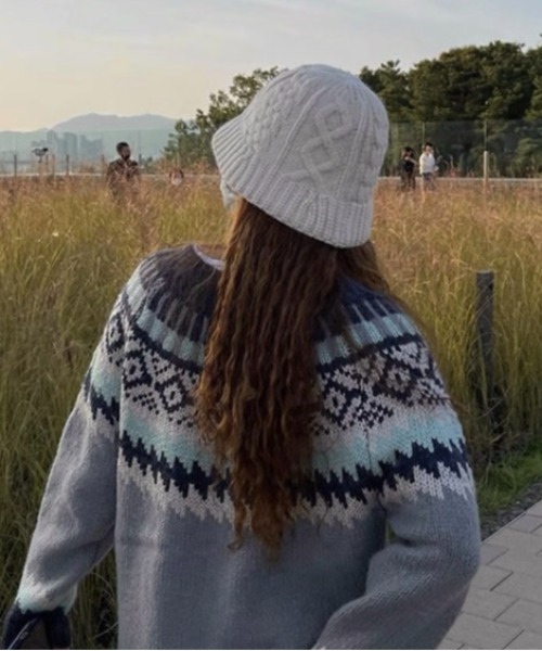 今期25夏新作タグ付き未使用ギャルリーヴィークレープコットン薄手ニット WOMEN ESSENTIAL ニットカーディガン グレー