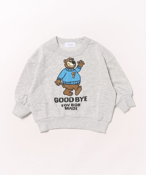 FOV（フォブ）の「フォブ F/B BEAR ビッグトレーナー（スウェット・キッズ・チャコールグレー/トップグレー/アイボリー・130cm/120cm/110cm/100cm/90cm）」の22枚目の写真