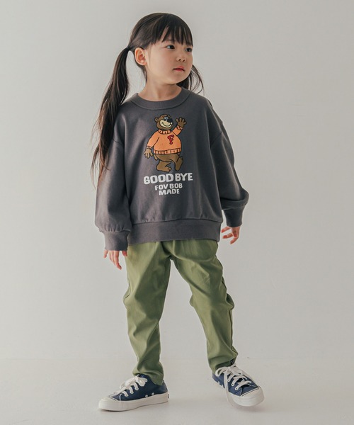 FOV（フォブ）の「フォブ F/B BEAR ビッグトレーナー（スウェット・キッズ・チャコールグレー/トップグレー/アイボリー・130cm/120cm/110cm/100cm/90cm）」の9枚目の写真