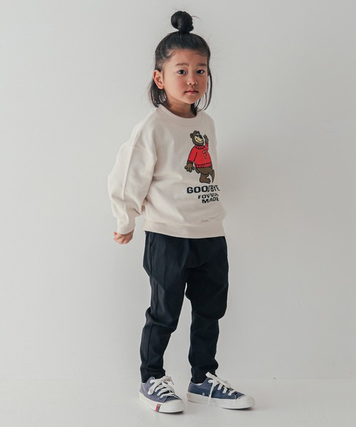 FOV（フォブ）の「フォブ F/B BEAR ビッグトレーナー（スウェット・キッズ・チャコールグレー/トップグレー/アイボリー・130cm/120cm/110cm/100cm/90cm）」の6枚目の写真