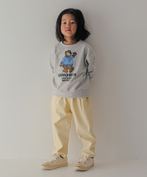 FOV（フォブ）の「フォブ F/B BEAR ビッグトレーナー（スウェット・キッズ・チャコールグレー/トップグレー/アイボリー・130cm/120cm/110cm/100cm/90cm）」の14枚目の写真