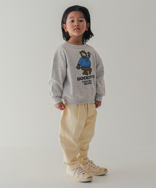 FOV（フォブ）の「フォブ F/B BEAR ビッグトレーナー（スウェット・キッズ・チャコールグレー/トップグレー/アイボリー・130cm/120cm/110cm/100cm/90cm）」の17枚目の写真