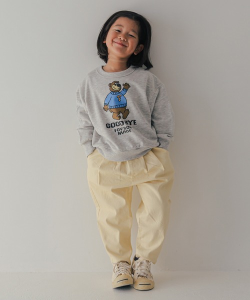 FOV（フォブ）の「フォブ F/B BEAR ビッグトレーナー（スウェット・キッズ・チャコールグレー/トップグレー/アイボリー・130cm/120cm/110cm/100cm/90cm）」の18枚目の写真