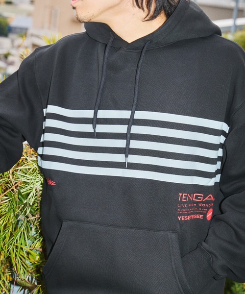 Tenga x Y.E.S Stripe Hoodie Black（パーカー）｜TENGA（テンガ）の