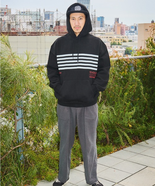 TENGA(テンガ)の「Tenga x Y.E.S Stripe Hoodie Black(パーカー・メンズ・ブラック・X-LARGE/LARGE/MEDIUM)」の10枚目の写真