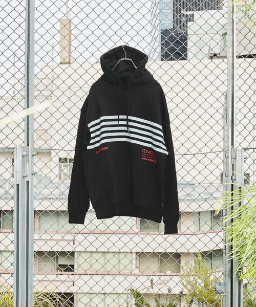 TENGA(テンガ)の「Tenga x Y.E.S Stripe Hoodie Black(パーカー・メンズ・ブラック・X-LARGE/LARGE/MEDIUM)」の14枚目の写真