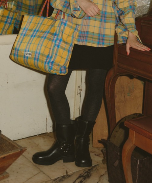 Unitage（ユニテージ）の「エンジニアミドルブーツ（ブーツ・レディース・ブラック/ブラウン・MEDIUM/LARGE）」の5枚目の写真