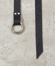 And A（アンドエー）の「PADRONE パドローネ / LEATHER RING BELT モストロレザーダブルリングベルト / PA9995-5015（ベルト）」