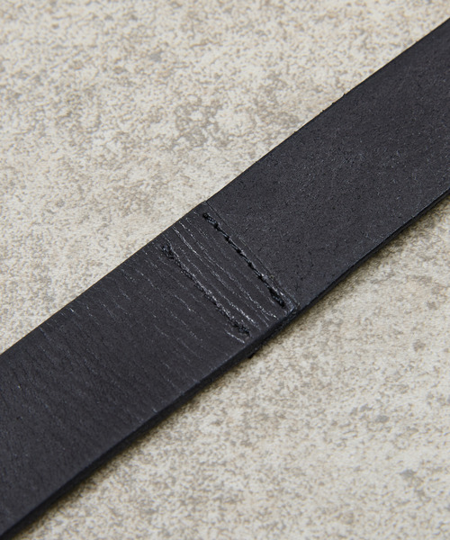 PADRONE（パドローネ）の「PADRONE パドローネ / LEATHER RING BELT モストロレザーダブルリングベルト / PA9995-5015（ベルト・メンズ・ブラック・FREE）」の8枚目の写真