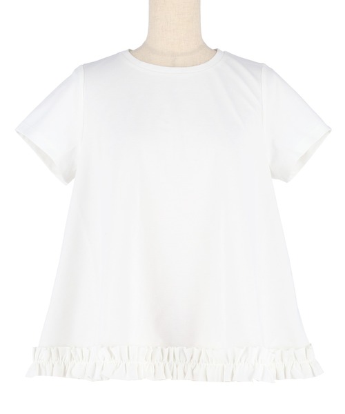 フリルヘムAライントップス（Tシャツ/カットソー）｜coca（coca