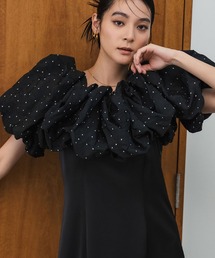 girl（ガール）の「クラウドライクバルーントップス ドット ショート丈 結婚式 お呼ばれ オケージョン パーティードレス 二次会 成人式 同窓会 謝恩会（ドレス・レディース）」