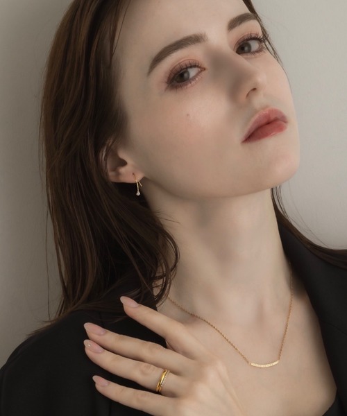muku（ムク）の「PIERCE / DROP ZIRCONIA（ピアス（両耳用）・レディース・シルバー/ゴールド/シャンパン・FREE）」の11枚目の写真