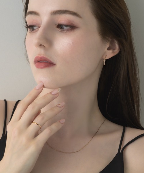 muku（ムク）の「PIERCE / DROP ZIRCONIA（ピアス（両耳用）・レディース・シルバー/ゴールド/シャンパン・FREE）」の14枚目の写真