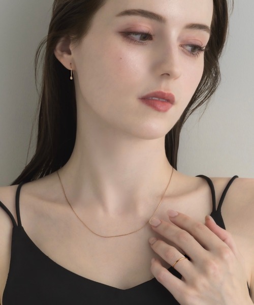 muku（ムク）の「PIERCE / DROP ZIRCONIA（ピアス（両耳用）・レディース・シルバー/ゴールド/シャンパン・FREE）」の17枚目の写真