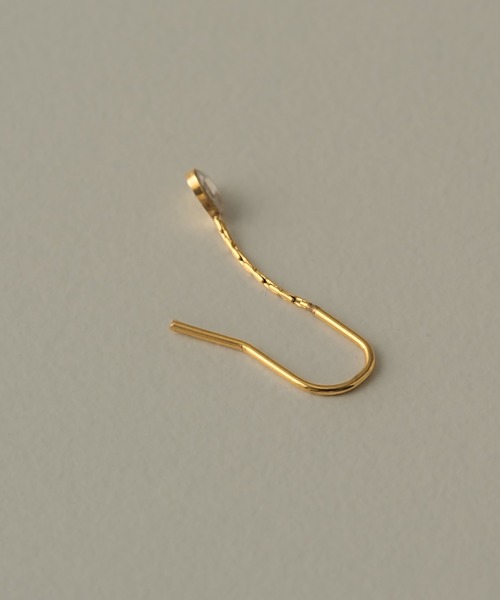 muku（ムク）の「PIERCE / DROP ZIRCONIA（ピアス（両耳用）・レディース・シルバー/ゴールド/シャンパン・FREE）」の19枚目の写真