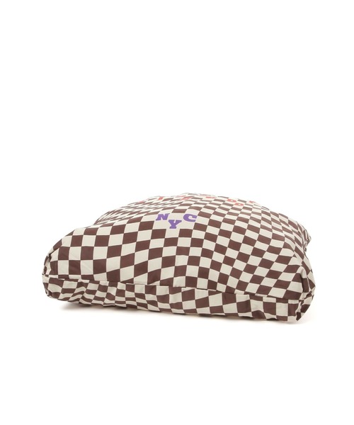 Fishs Eddy(フィッシュエディ)の「【Fishs Eddy(フィッシュエディ)】パッカブルエコバック(エコバッグ/サブバッグ・レディース・ホワイト/ブラウン・FREE)」の5枚目の写真