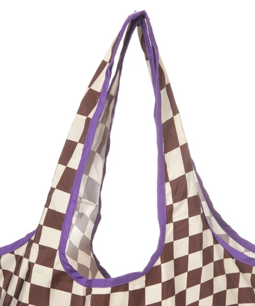 Fishs Eddy(フィッシュエディ)の「【Fishs Eddy(フィッシュエディ)】パッカブルエコバック(エコバッグ/サブバッグ・レディース・ホワイト/ブラウン・FREE)」の6枚目の写真