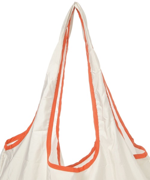 Fishs Eddy(フィッシュエディ)の「【Fishs Eddy(フィッシュエディ)】パッカブルエコバック(エコバッグ/サブバッグ・レディース・ホワイト/ブラウン・FREE)」の11枚目の写真