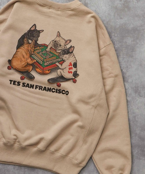 The Endless Summer(エンドレスサマー)の「TES YAKUMAN CN SWEAT / クルーネックスウェット(スウェット・メンズ・ホワイト/ベージュ/グレー・SMALL/MEDIUM/LARGE/X-LARGE)」の3枚目の写真