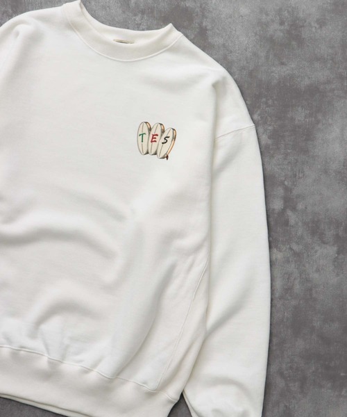 The Endless Summer(エンドレスサマー)の「TES YAKUMAN CN SWEAT / クルーネックスウェット(スウェット・メンズ・ホワイト/ベージュ/グレー・SMALL/MEDIUM/LARGE/X-LARGE)」の5枚目の写真