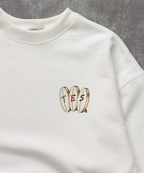 The Endless Summer(エンドレスサマー)の「TES YAKUMAN CN SWEAT / クルーネックスウェット(スウェット・メンズ・ホワイト/ベージュ/グレー・SMALL/MEDIUM/LARGE/X-LARGE)」の6枚目の写真