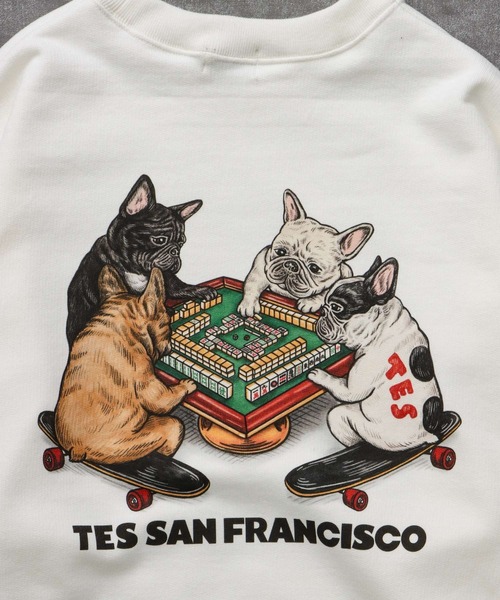 The Endless Summer(エンドレスサマー)の「TES YAKUMAN CN SWEAT / クルーネックスウェット(スウェット・メンズ・ホワイト/ベージュ/グレー・SMALL/MEDIUM/LARGE/X-LARGE)」の8枚目の写真