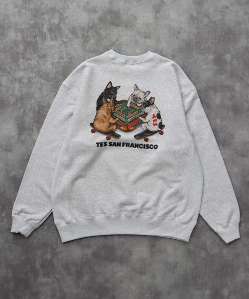 The Endless Summer(エンドレスサマー)の「TES YAKUMAN CN SWEAT / クルーネックスウェット(スウェット・メンズ・ホワイト/ベージュ/グレー・SMALL/MEDIUM/LARGE/X-LARGE)」の12枚目の写真