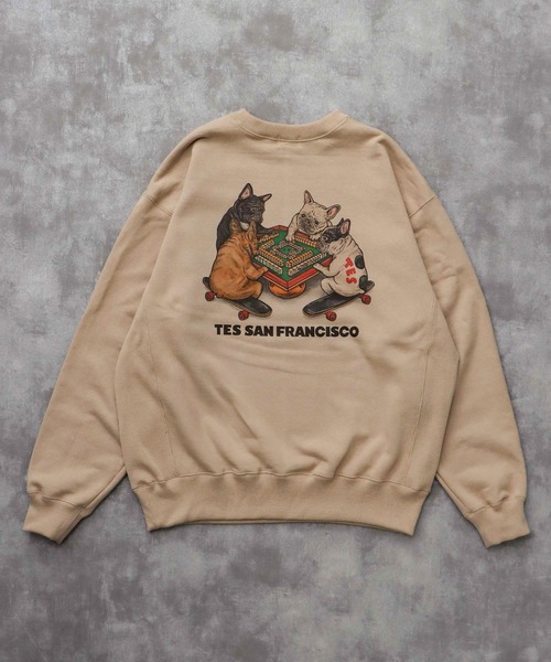 The Endless Summer(エンドレスサマー)の「TES YAKUMAN CN SWEAT / クルーネックスウェット(スウェット・メンズ・ホワイト/ベージュ/グレー・SMALL/MEDIUM/LARGE/X-LARGE)」の17枚目の写真