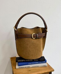 fredy emue | 配色ベルトバケットバッグ(ショルダーバッグ)