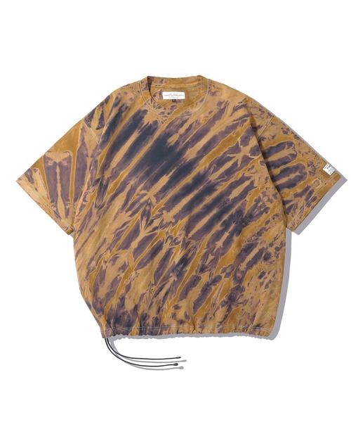 elephant TRIBAL fabrics（エレファントトライバルファブリックス）の「elephant TRIBAL fabrics TIE-DYE FAT T-SH（Tシャツ/カットソー・メンズ・ネイビー/キャメル・FREE）」の2枚目の写真