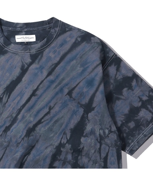 elephant TRIBAL fabrics（エレファントトライバルファブリックス）の「elephant TRIBAL fabrics TIE-DYE FAT T-SH（Tシャツ/カットソー・メンズ・ネイビー/キャメル・FREE）」の3枚目の写真