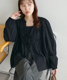 【WEB限定】前リボンブラウス